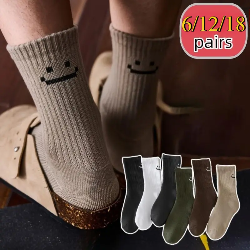 Cushioned Athletic Ankle Socks for Women, Breathable 1 Size Fit, 6/12/18 Pair Multi-Packs for Work, Workout & Everyday Wear, One Size