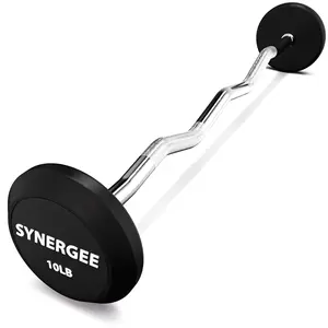 Synergee Fixed Easy Curl Barbell Synergee Fixed Easy Curl Barbell