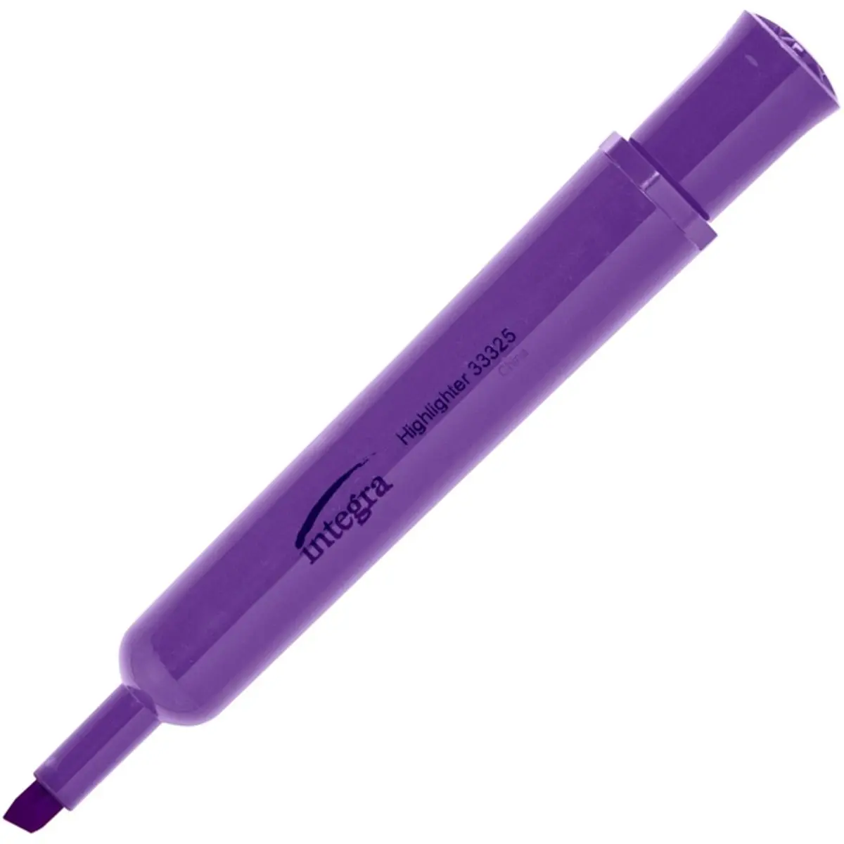 212 MAIN Chisel Tip Desk Highlighter - Fluorescent Purple, Bright Ink, Large-Barrel Office Stationery Writing Tool
