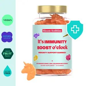 Bloom Robbins Vitamin C Supplement Gummies for Adults – High Dose Immune Support with Manuka Honey, Zinc & Healthcare Benefits