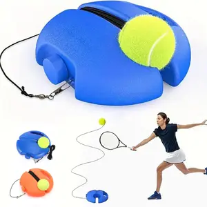 Solo Tennis Rebound Training Ball Set - Portable Self-Practice Tool with Anti-Tangle Hook, 13ft String, HDPE Plastic Handle, Nylon Components, Indoor/Outdoor Use, Ideal for Beginners