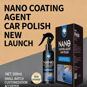 Nano Ceramic Coating Spray for Cars, Water Beading Paint Sealant with Gloss Finish, Spray-On Car Wax for Paint Protection & Shine, Car Detailing Exterior Care