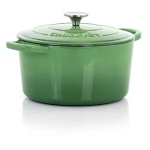Crock-Pot Artisan 2 Piece 5 Quarts Enameled Cast Iron Oven