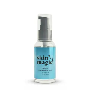 Skin Magic Radical Replenishment Serum - Hyaluronic Acid, Glycerin, Cucumber Extract & Argireline Amplified Formula for All Types - Moisturizer to Hydrate, Repair, Soothe, Boost Radiance & Promote Smoother Texture Moisturizing