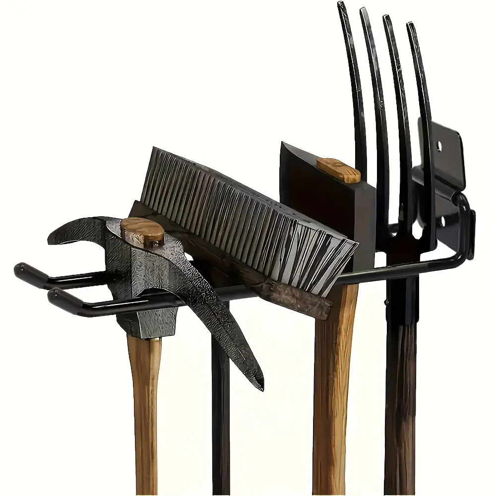 Wall-Mounted Hooks for Garden Tools, Durable Storage Solution for Shovels & Rakes, Efficient Yard Organizer for Outdoor Use, Garage, U Shaped Hook, Wall Mounted Hanger