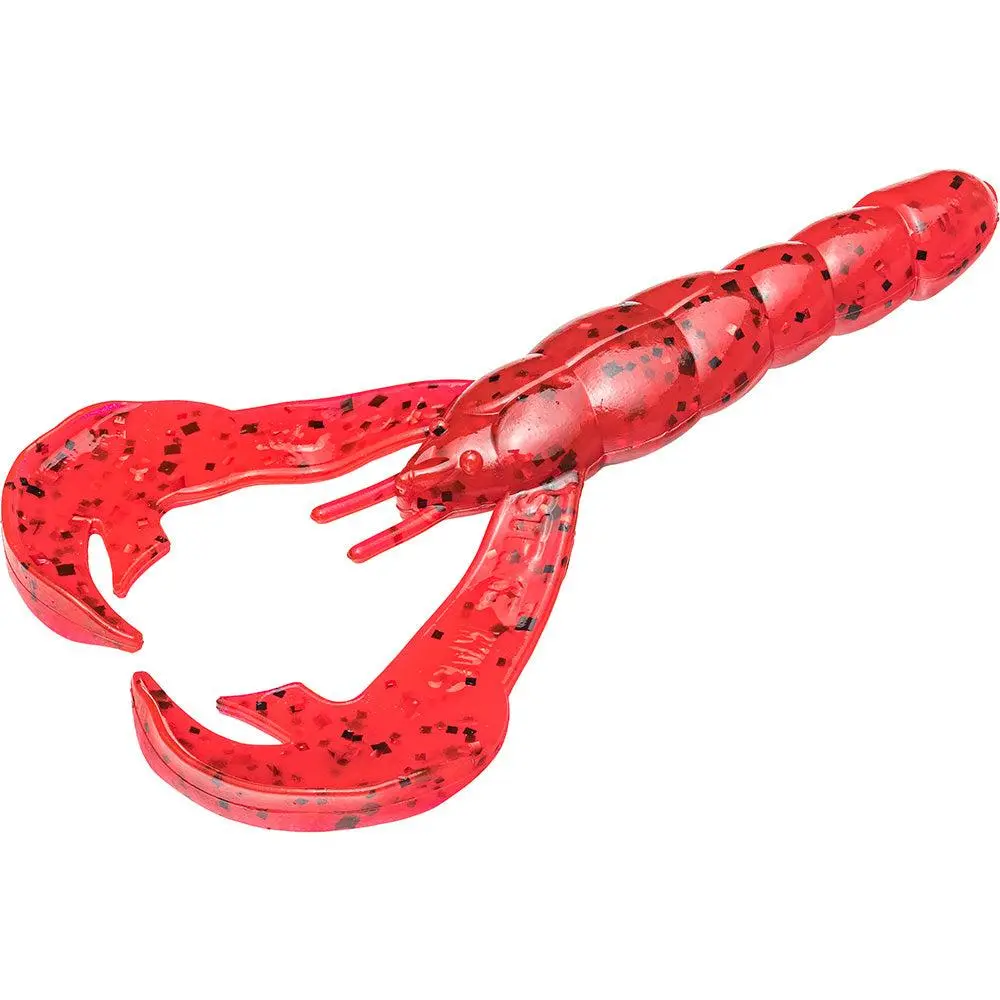 Strike King Rage Craw, 4-in Soft Plastic Bait with Claw Action Starts, Hi-Grade Plastic, 7-Pack Fishing Lure, Artificial Fishing Lure, Crawdaddy
