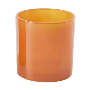 Monticiano Burnt Orange Candle Jar