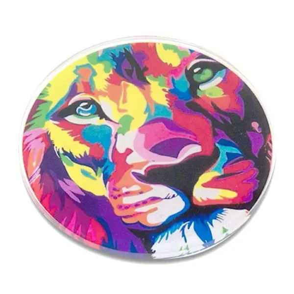 Round Acrylic Coaster - 4"x 4" #CSTARD Min 1