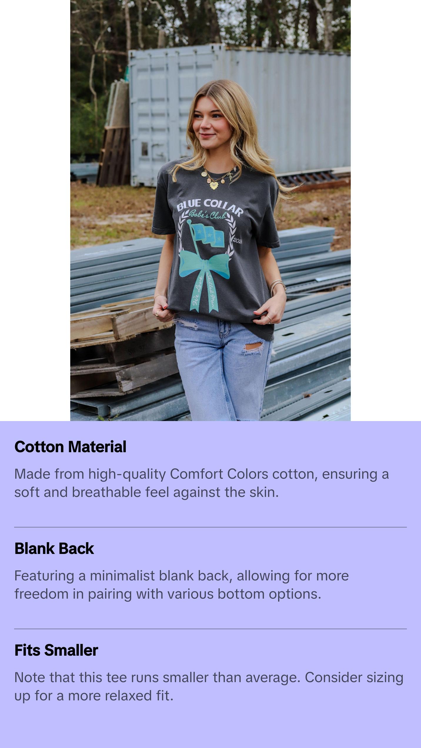 Blue Collar Babe Club Tee