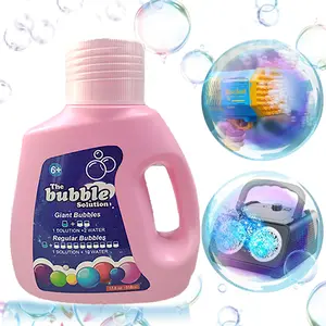 17.5 oz Mini Bubble Solution Refills(Up to 1.3 Gallons), Concentrated Solution for Bubble Machine, Wands, Blower, Easter, Outdoors Activity