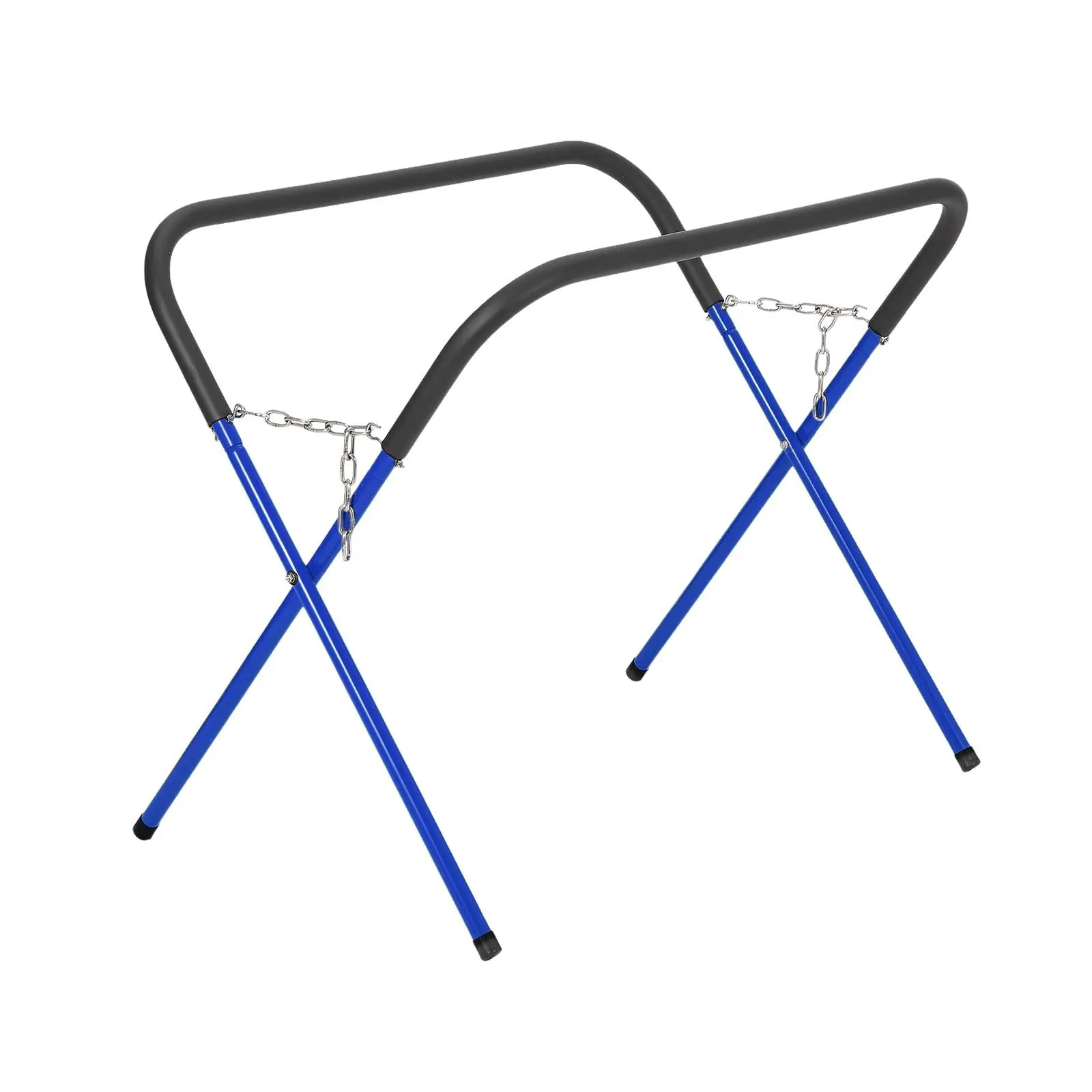 GARVEE Foldable Workbench with Metal Frame, 750 LBS Capacity Sturdy Base Easy Fold-Up Portable Stand for Bumpers, Fenders, Doors, Hoods, Ideal for Garage & Shop, Blue