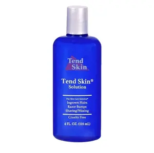 Tend Skin Solution for Women and Men - Ingrown Hair Aftershave, Cruelty-Free, Foam Formula, 4 FL. OZ. (118 mL) - Comfort, Cleanser, Cleansing