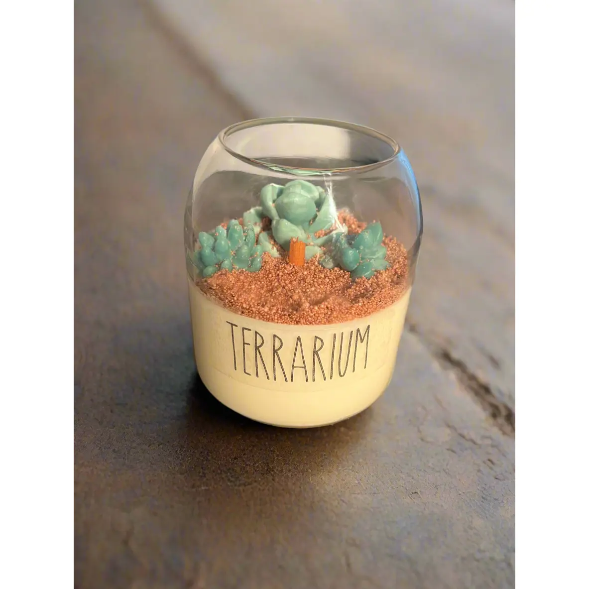 Terrarium Cactus Blossom Scented 15oz Soy Candle