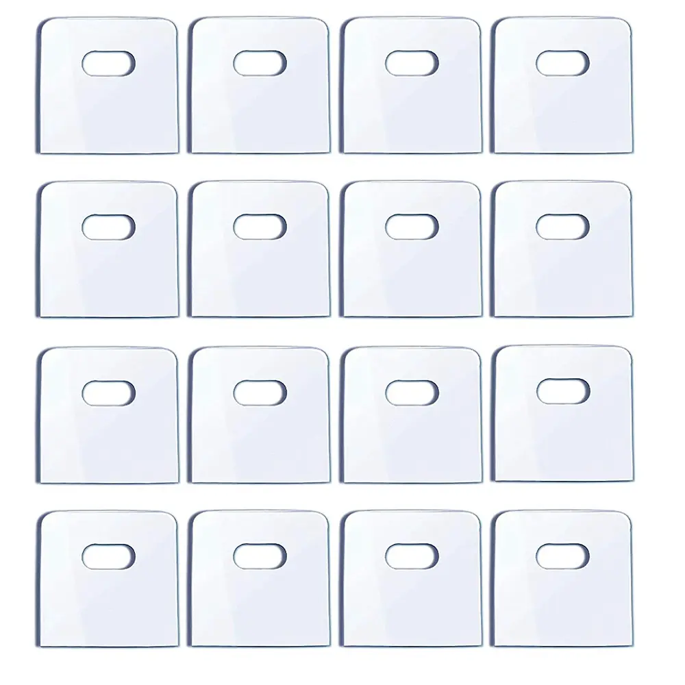 16 Set/ 32 Pieces Clear Vertical Blind Repair Tabs, Vertical Blind Repair Vane Savers, Vertical Blinds Replacement Slats