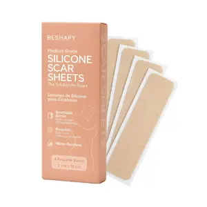 Silicone Scar Sheets | 4 Reusable 3cm x 15cm Pads | Skin Smoothing & Protection