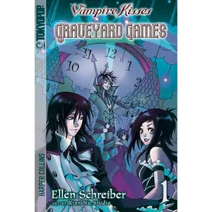 Vampire Kisses: Graveyard Games by Ellen Schreiber||Xian Nu Studio [Paperback Book]