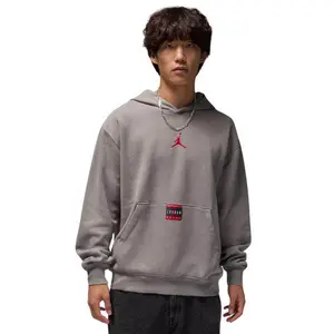 Men's Air Jordan Brooklyn Fleece Pullover Hoodie - Classic Tops, Smooth Ribbed Sweat