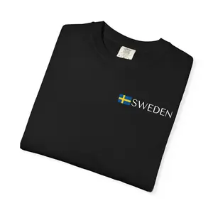 Sweden Flag Viking Tee  Viking Lifestyles | Scandinavian Pride
