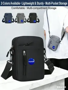 Fashion Crossbody Bag with Adjustable Straps, Lightweight Portable Waist Pack, Zipper Fanny Pack, Suitable for Men and Women, Outdoor Sports, Fitness, Casual Use, Versatile Bag, Zipper Belt Bag