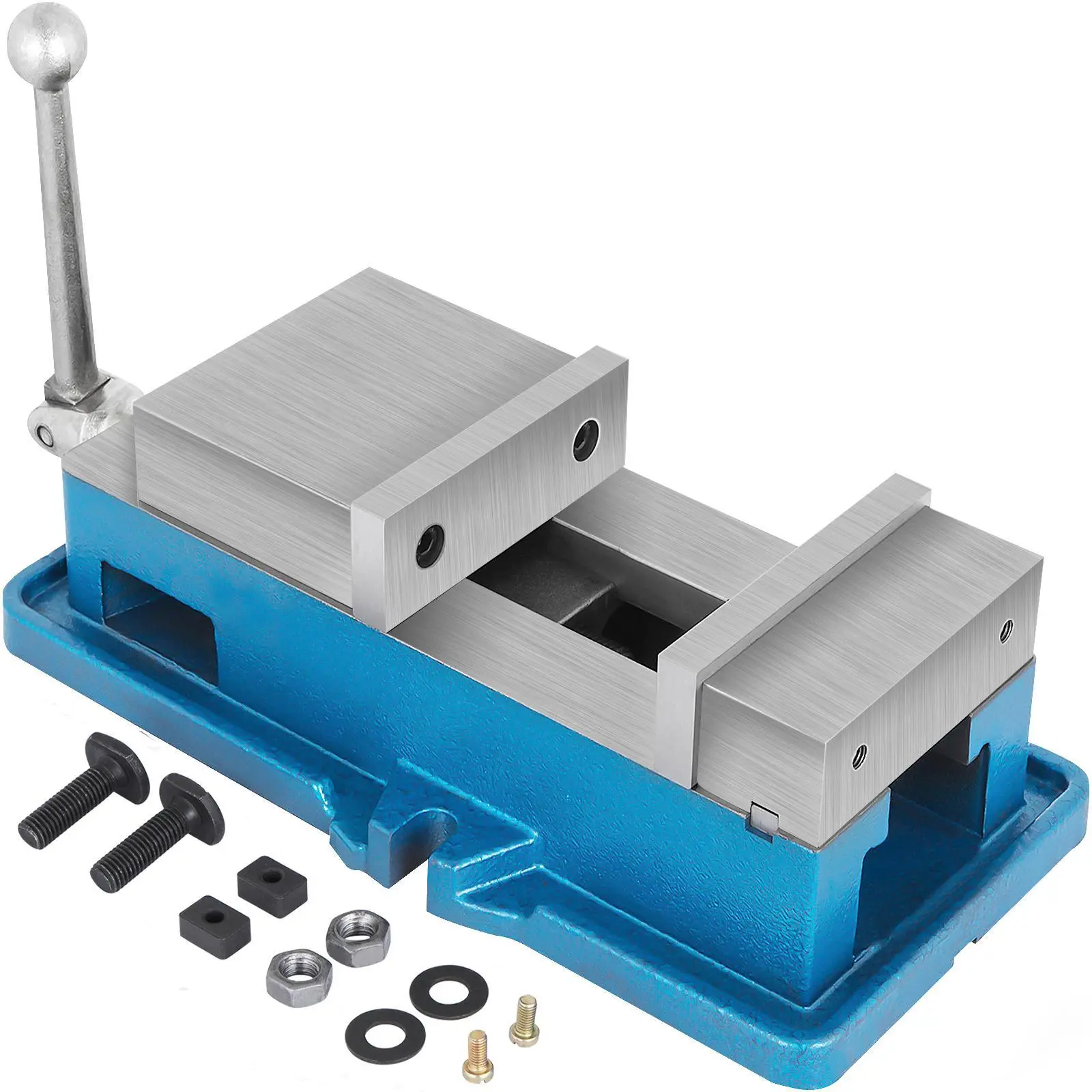 【Backtoschool】VEVOR 5" Super-Lock Vise For NC/CNC Machines Bench Clamp Vise High Precision, Vise Clamp Vice CNC Vise Lockdown Vise Drilling 125mm Width CNC 24KN