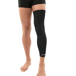 Copper Compression Full Leg Sleeve – Thigh-to-Ankle Support for Pain Relief, Recovery & Active Life | Black & Pink