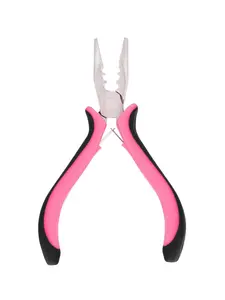 Hair Extension Clamp with 3 Holes Design, Durable Hair Clamps Easy to Open and Remove, Essential Hair Tool for Micro Nano Ring Extensions, Hair Extension Clip, Hair Extension Tools