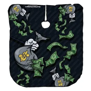 Money Moves - Blood Veins and Bandages Elastic Collector's Barber Cape