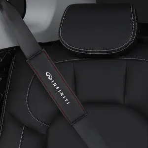 Car Seat Belt Shoulder Cover, Comfort Safety Pad for Infiniti Vehicle, Available in Single or Dual Pack Options, Car Interior Accessory