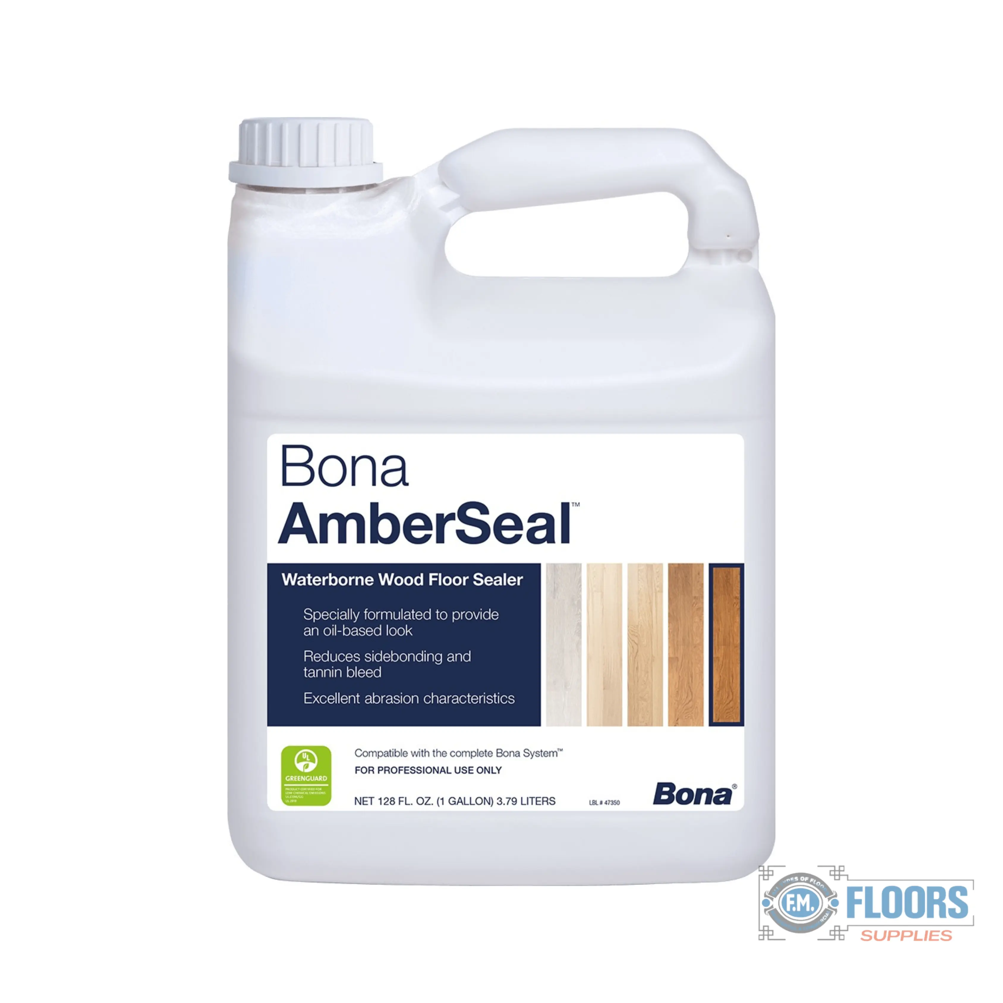 Bona Liquid Household Waterborne Wood Floor Sealer with Amber Pigment - Rich Oil-Look Finish for Home Flooring Projects