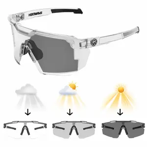 Photochromic Polarized Z87+ Safety glasses, Y2K Vintage Oversized Aviator Sunglasses for Men & Women UV400 Eyewear Ideal for Sports, Fishing, Golf, Cycling, and Driving