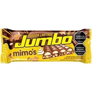 Mimos Jumbo Edición Limitada Chocolate con Leche y Relleno de Vainilla 170g