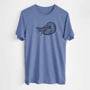 Palau Nautilus - Nautilus belauensis - Lightweight 100% Cotton Unisex Crewneck