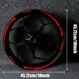 Car Wheel Reflective Sticker, Car Wheel Hub Reflective Sticker, Universal Motorcycle Electric Car Wheel Warning Sticker