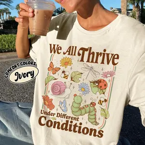 Bcba Neurodiversity Baby Tee, Special Education Teacher Gift, Mental Health Shirt, We Are Thrive Under Different Conditions