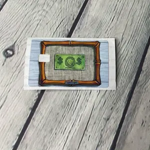 SpongeBob first dollar credit card skin sticker decal
