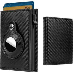 Mens Wallet with Holder,Minimalist Card Holder,Carbon Fiber Technology Credit Card Holder for Women Men with ID Windows,Stealth Holder