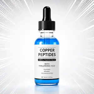 GHK Cu Peptide Serum – Copper Peptide Serum for Tightening, Collagen Boosting & Hydrating – Topical GHK-Cu with Hyaluronic Acid