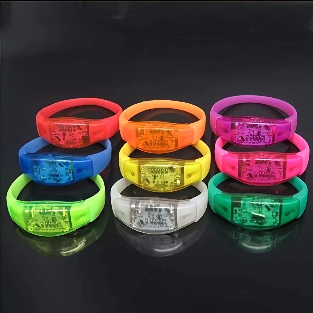 20 LED Light-Up Music Bracelets, Sound-Activated Glowing Bracelets, perfect for celebrity concerts, glow-in-the-dark parties, Christmas party favors, birthday gifts, carnivals, concerts, and nighttime events (durable silicone) 20 LED Light-Up Music Bracelets, Sound-Activated Glowing Bracelets, perfect for celebrity concerts, glow-in-the-dark parties, Christmas party favors, birthday gifts, carnivals, concerts, and nighttime events (durable silicone)