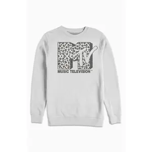 PacSun Women's MTV Leopard Logo Sweatshirt