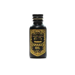 Snake Oil The Holy Black -Beard Oil, pre-shave, Hair Tonic, all-in-one oil Razor Comfort Aftershave Foam