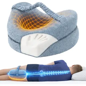 2026 Upgraded  Pillow for Side Sleeping with Strap,  Pillow Between  for Nighttime Sleep,  Support for Lower , , Joints & , - Alignment Pillow