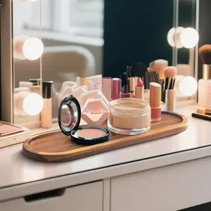 Bathroom Tray, Multi-Functional Storage Dish, Jewelry Tray, Suitable for Jewels, Cosmetics, Candles, Lotion, Perfume, Home Decor