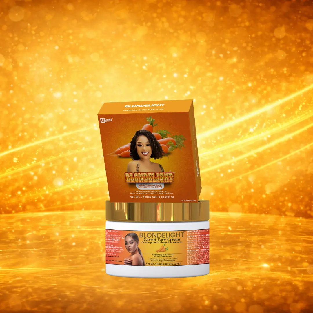 BLONDELIGHT Pepit Set (Carrot Soap + Carrot Face Cream)