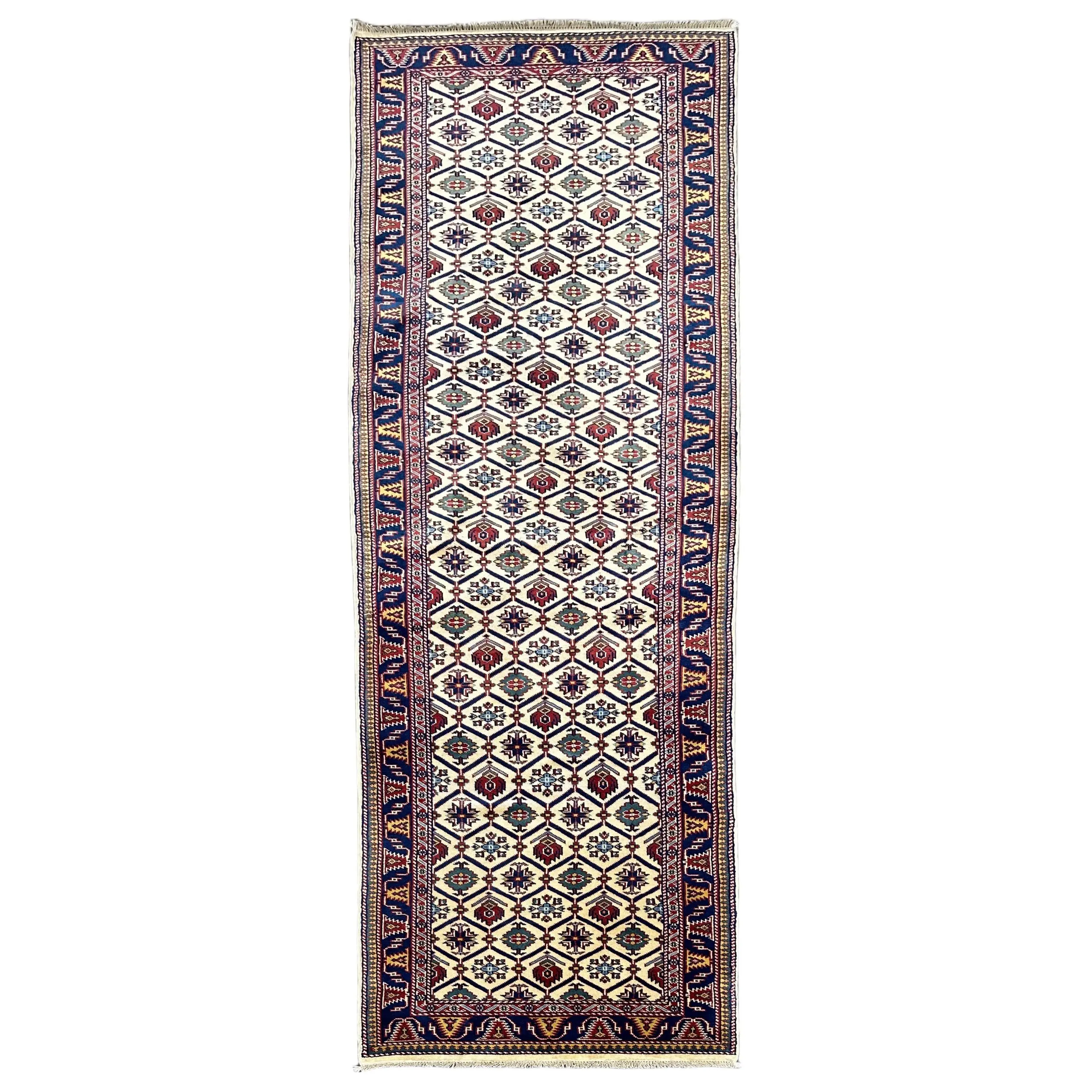 2.5x8 Afghan Heritage Traditions – Hand-Knotted Tribal Rug