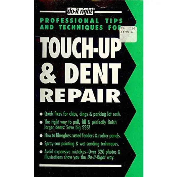 USED-Touch-Up & Dent Repair: A Mini-Course for the Do-It-Yourselfer Who Wants to Learn How to Do It Right (Professional Tips and Techniques Series) by Dennis Holmes (Paperback)