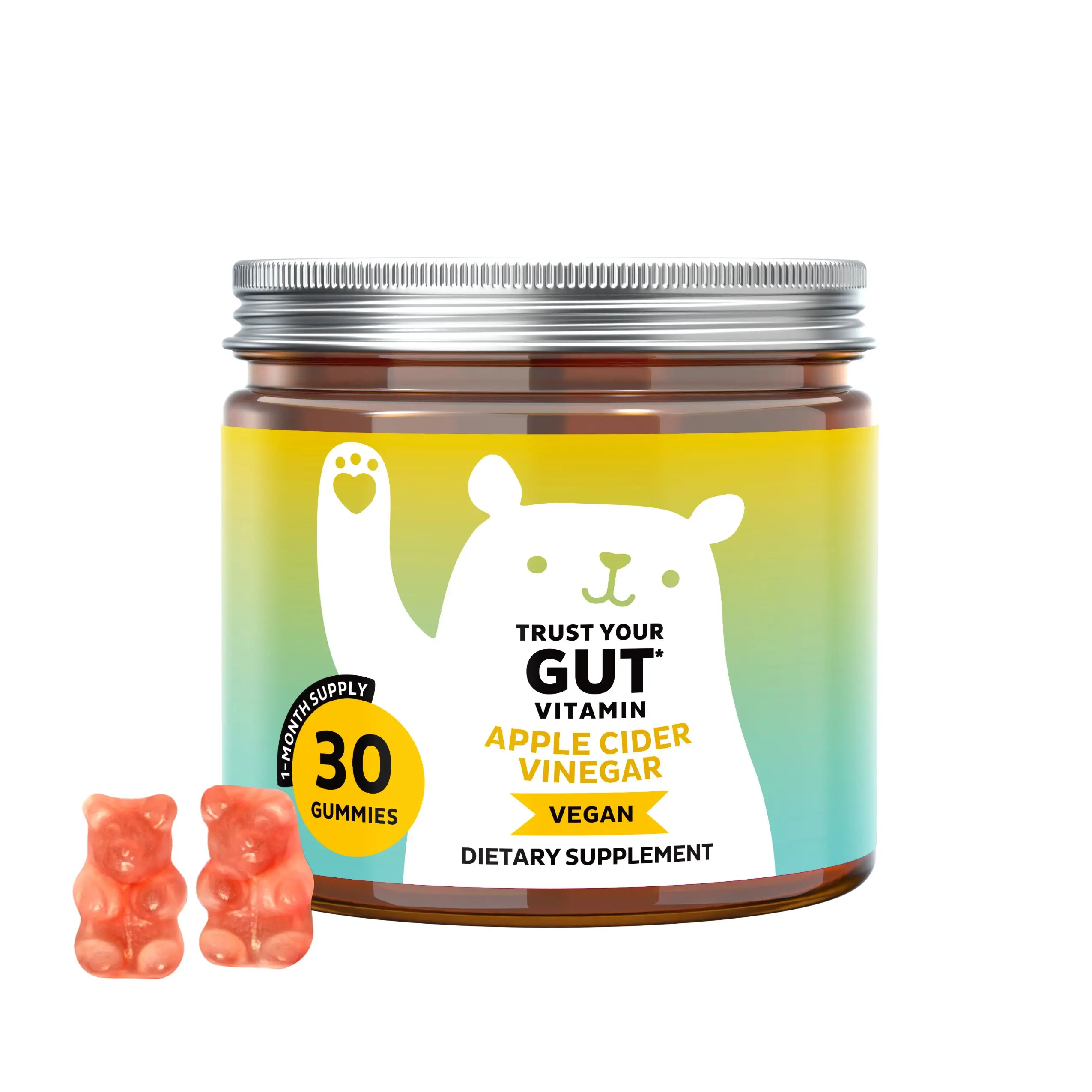 Bears with Benefits Apple Cider Vinegar Gummies – Metabolism & Detox Support with Vitamins B6, B12 & Iodine – Vegan. Balanced Gut Bears with Benefits Apple Cider Vinegar Gummies – Metabolism & Detox Support with Vitamins B6, B12 & Iodine – Vegan. Balanced Gut