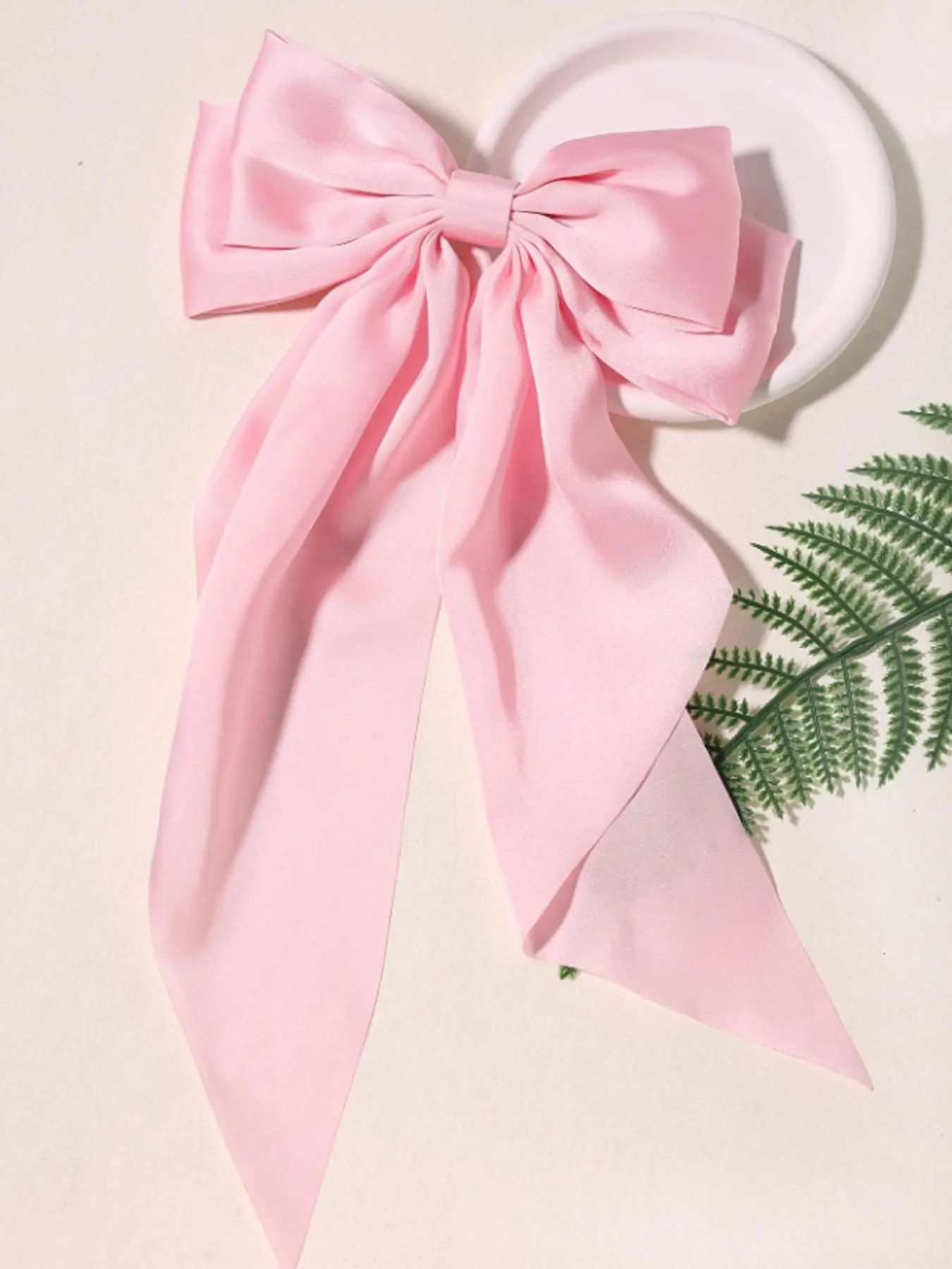 Solid Color Long Floating Bow Hair Clip, Sweet and Fresh Small Hair Accessories for Women & Girls, Back To School Season Gift, Hairpins, Cute Hair Accessories, Super Cute Clips