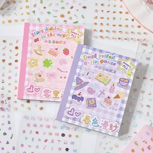 32 Pcs Cute Cartoon Small Labels Sticker Packs Decor DIY Scrapbook Materials, Adorable Design Perfect for Creative Projects & Gifts