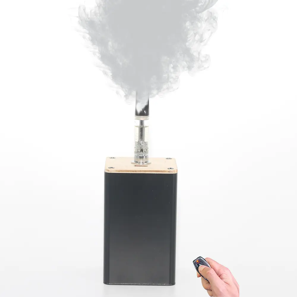 Handheld Pocket Size Instant Fogger Machine with Wireless Remote - Camera Accessories, Photo Props for Viral Smoke Effects Videos, Party Use