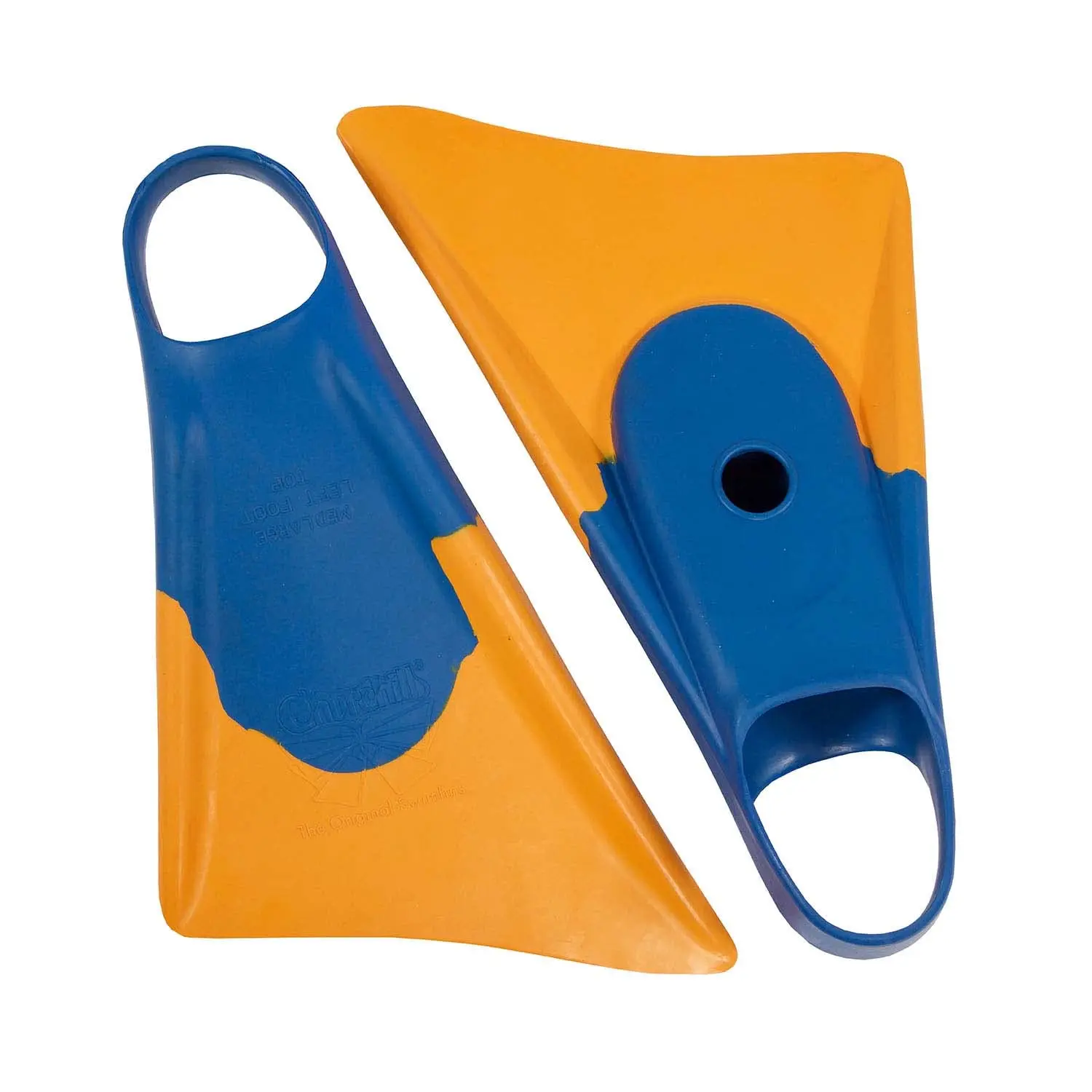 Churchill Makapuu Swimfins (Blue / Yellow - ML) Churchill Makapuu Swimfins (Blue / Yellow - ML)
